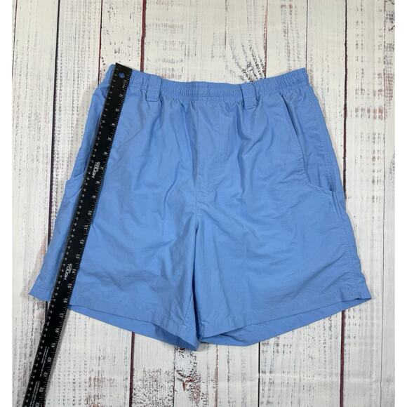 Columbia PFG Swim Trunks Men's Size S Omni-Shade Fishing Shorts Light Blue EUC - Picture 5 of 7